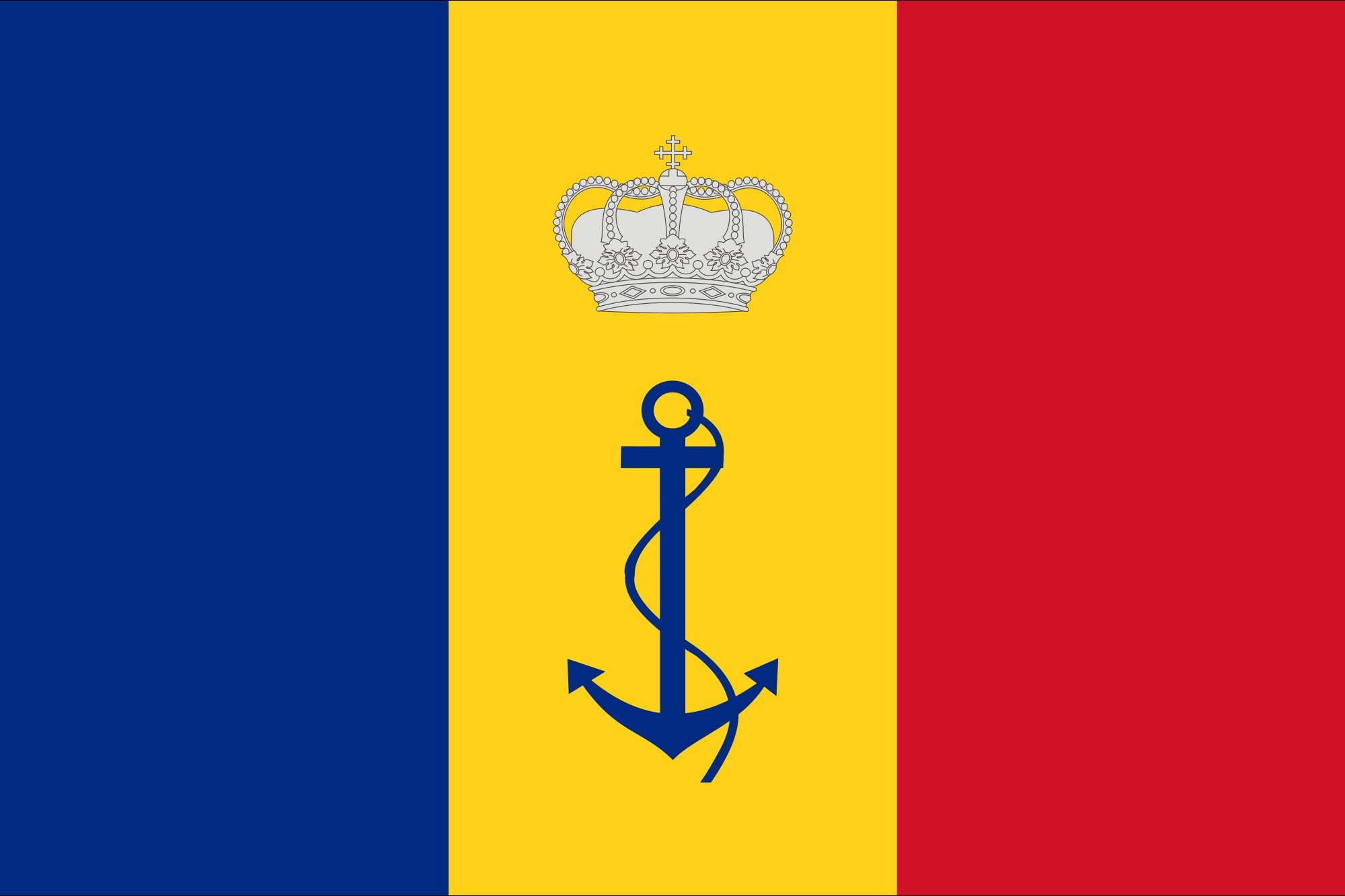 2000px flag, Of, Romanian, Coastguard,  pre 1922 , Svg Wallpaper