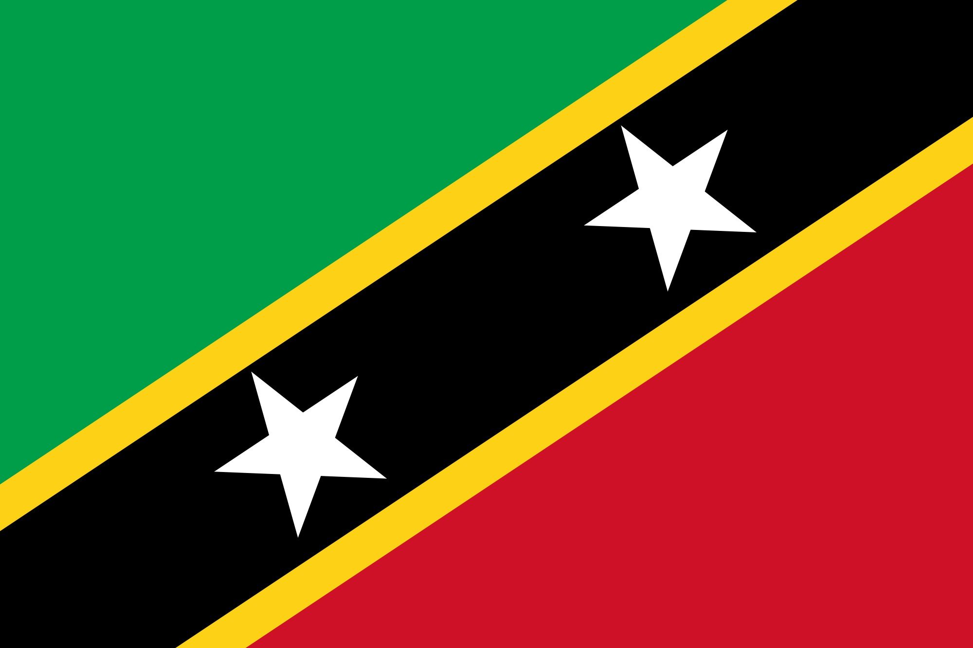 2000px flag, Of, Saint, Kitts, And, Nevis, Svg Wallpaper