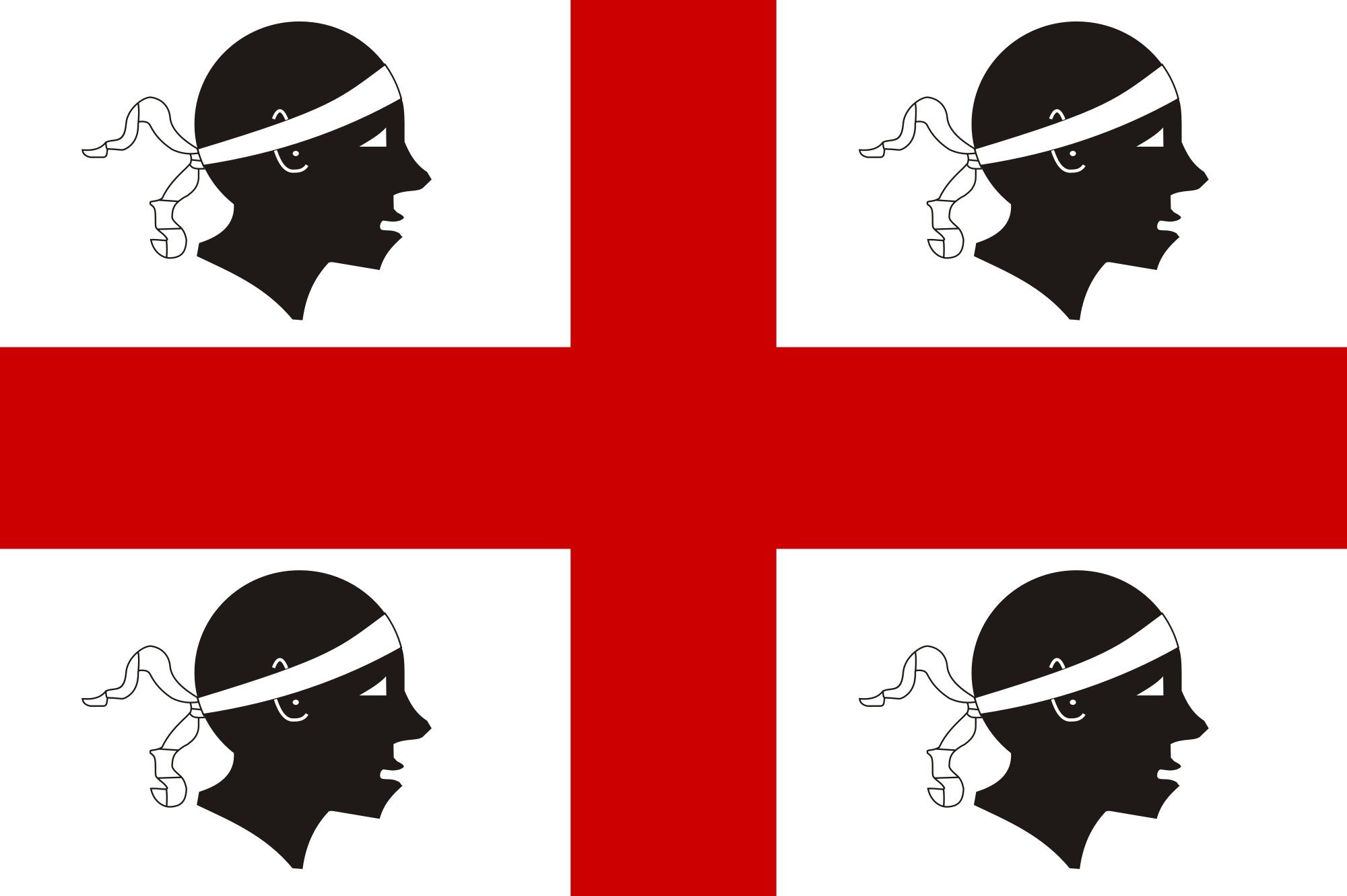 2000px flag, Of, Sardinia, Svg Wallpaper