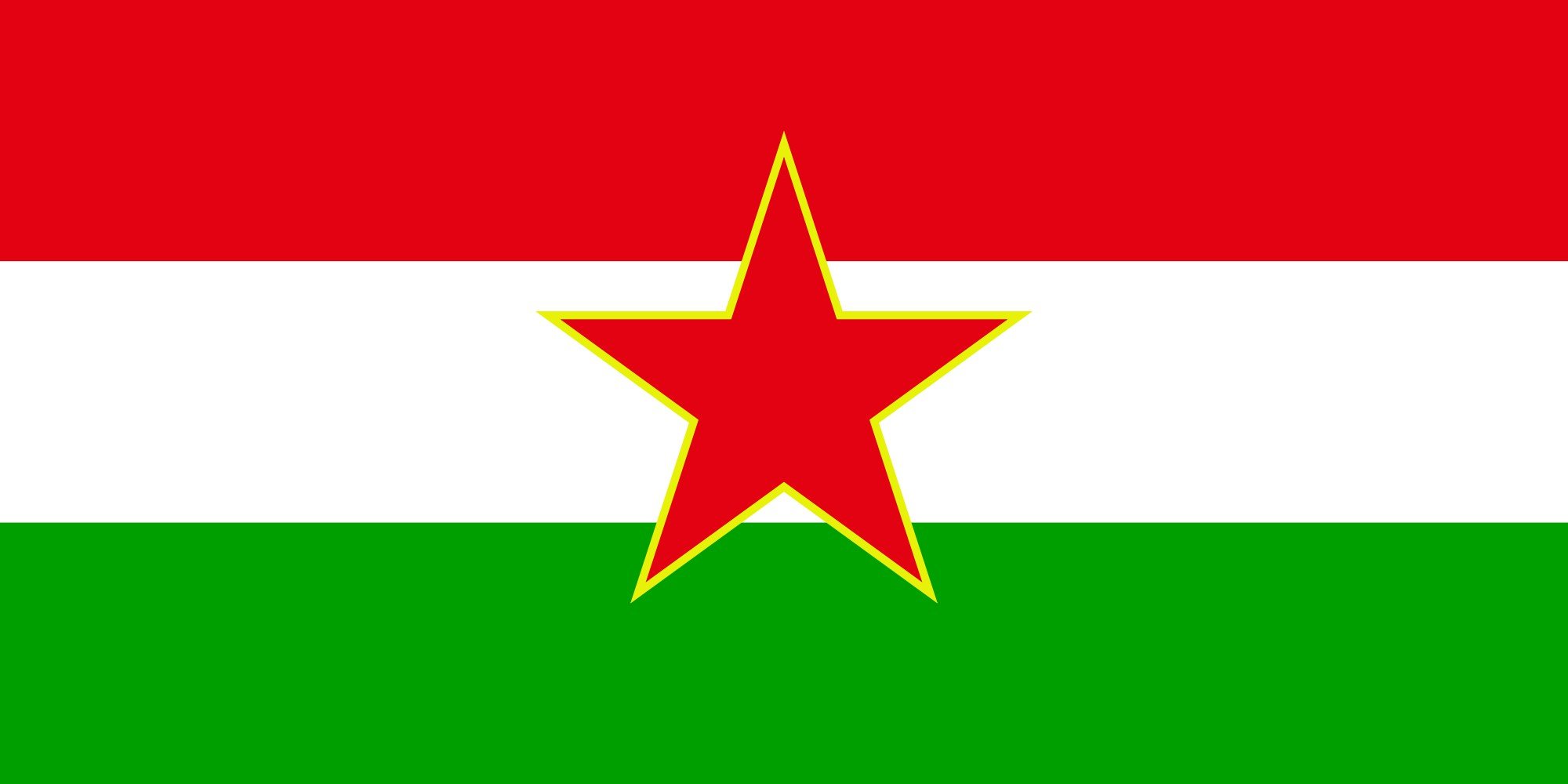 2000px flag, Of, Sfr, Yugoslav, Hungarian, Minority, Svg Wallpaper