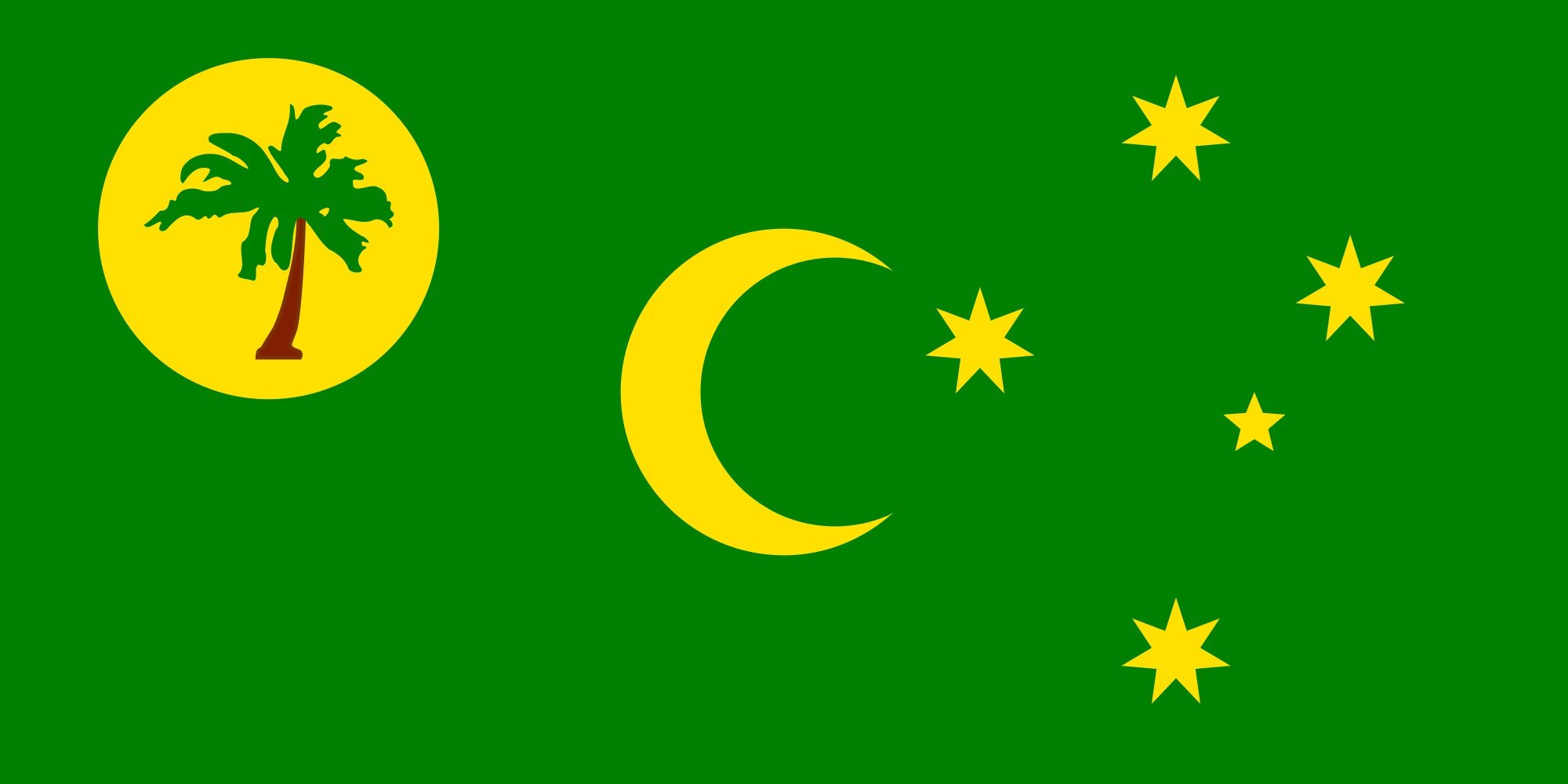 2000px flag, Of, The, Cocos,  keeling , Islands, Svg Wallpaper