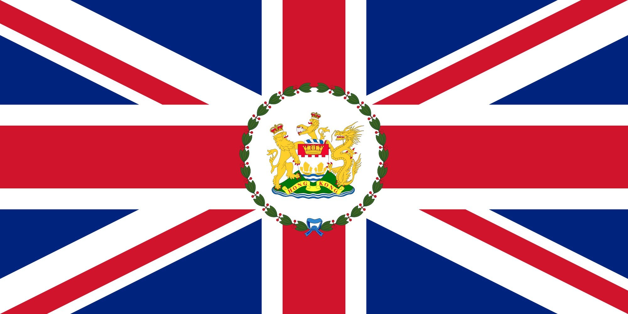 2000px flag, Of, The, Governor, Of, Hong, Kong, Svg Wallpaper