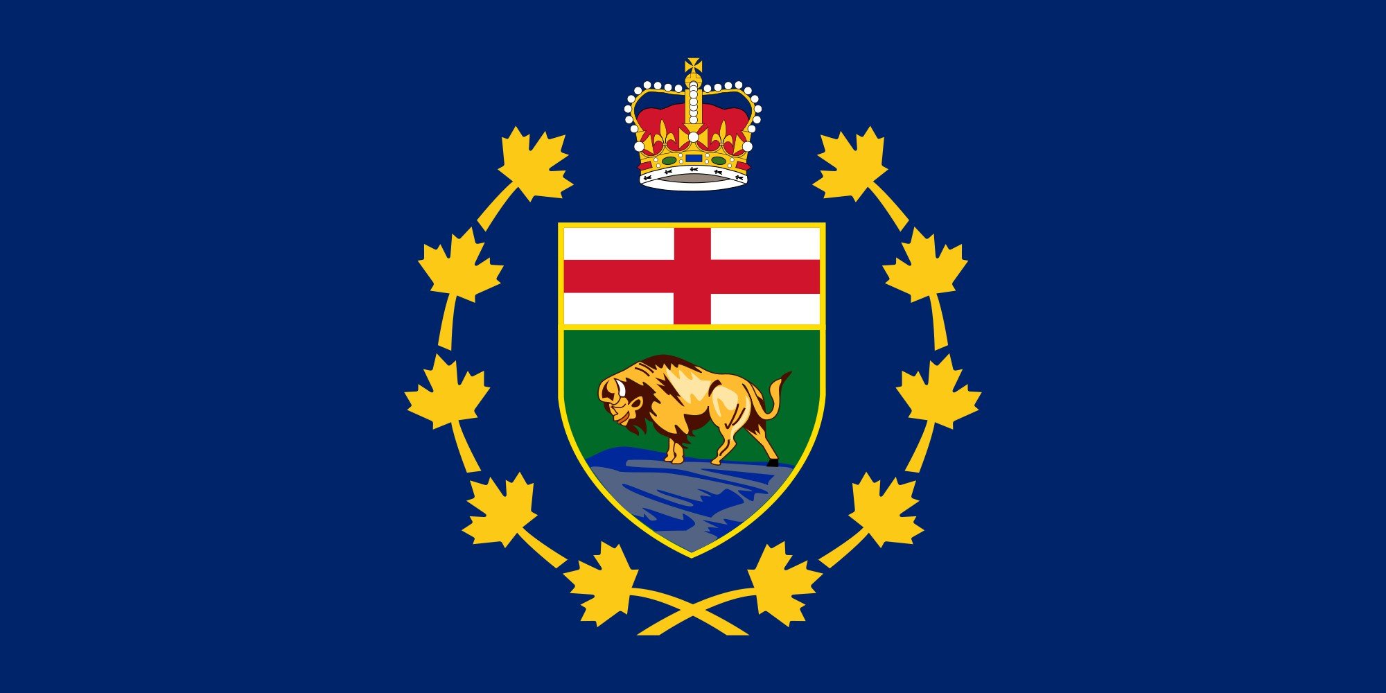 2000px flag, Of, The, Lieutenant governor, Of, Manitoba, Svg Wallpaper