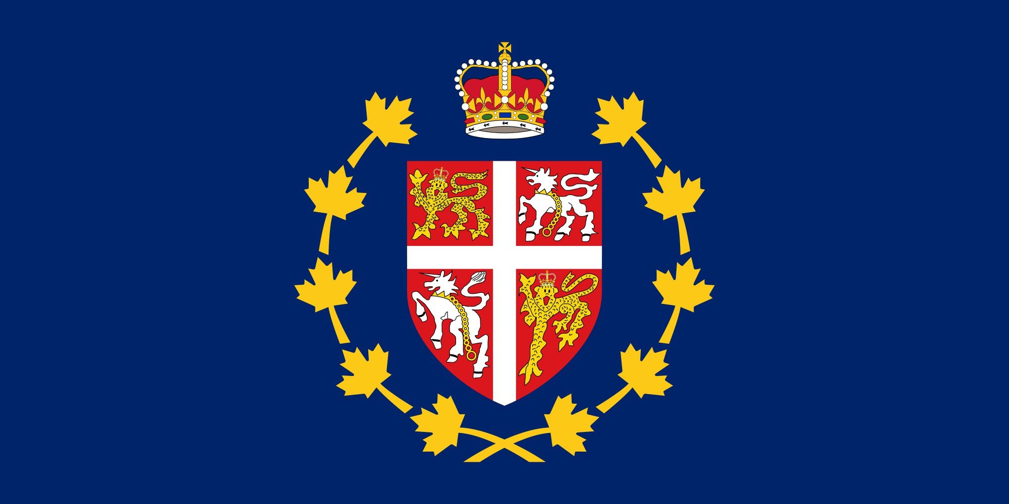 2000px flag, Of, The, Lieutenant governor, Of, Newfoundland, And, Labrador, Svg Wallpaper