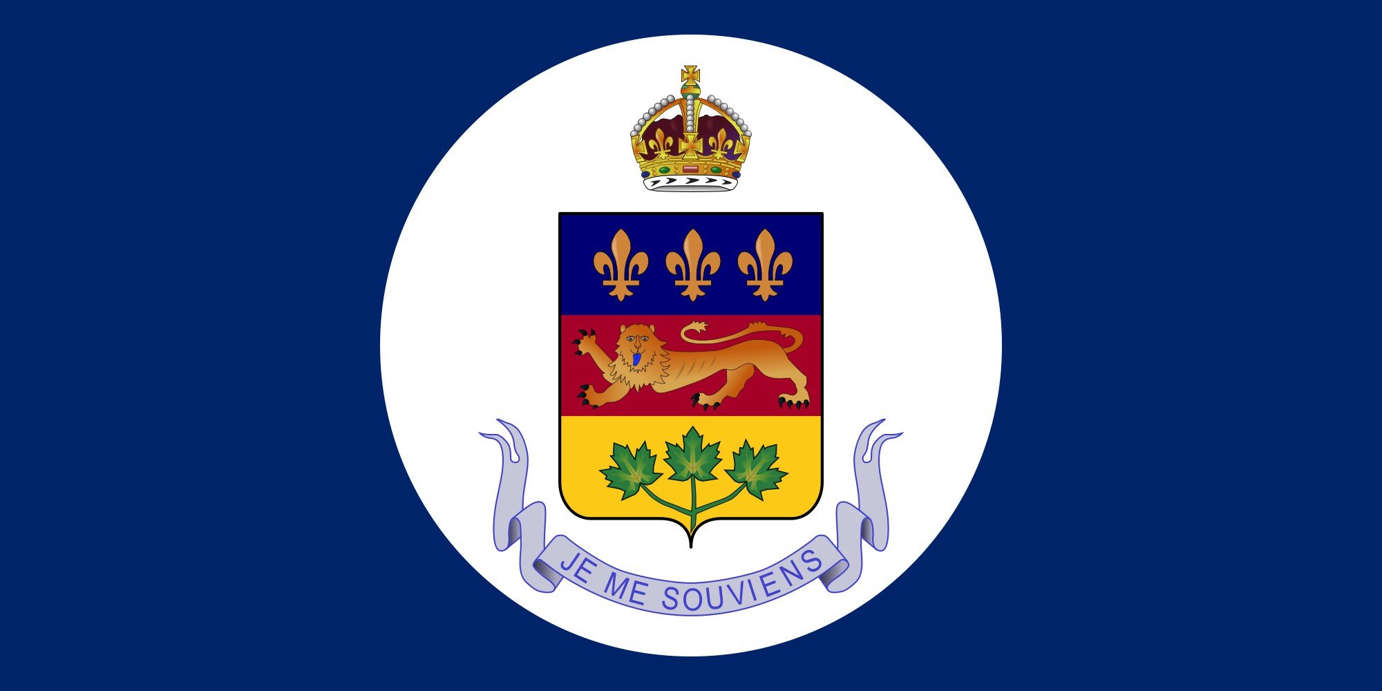 2000px flag, Of, The, Lieutenant governor, Of, Quebec, Svg Wallpaper