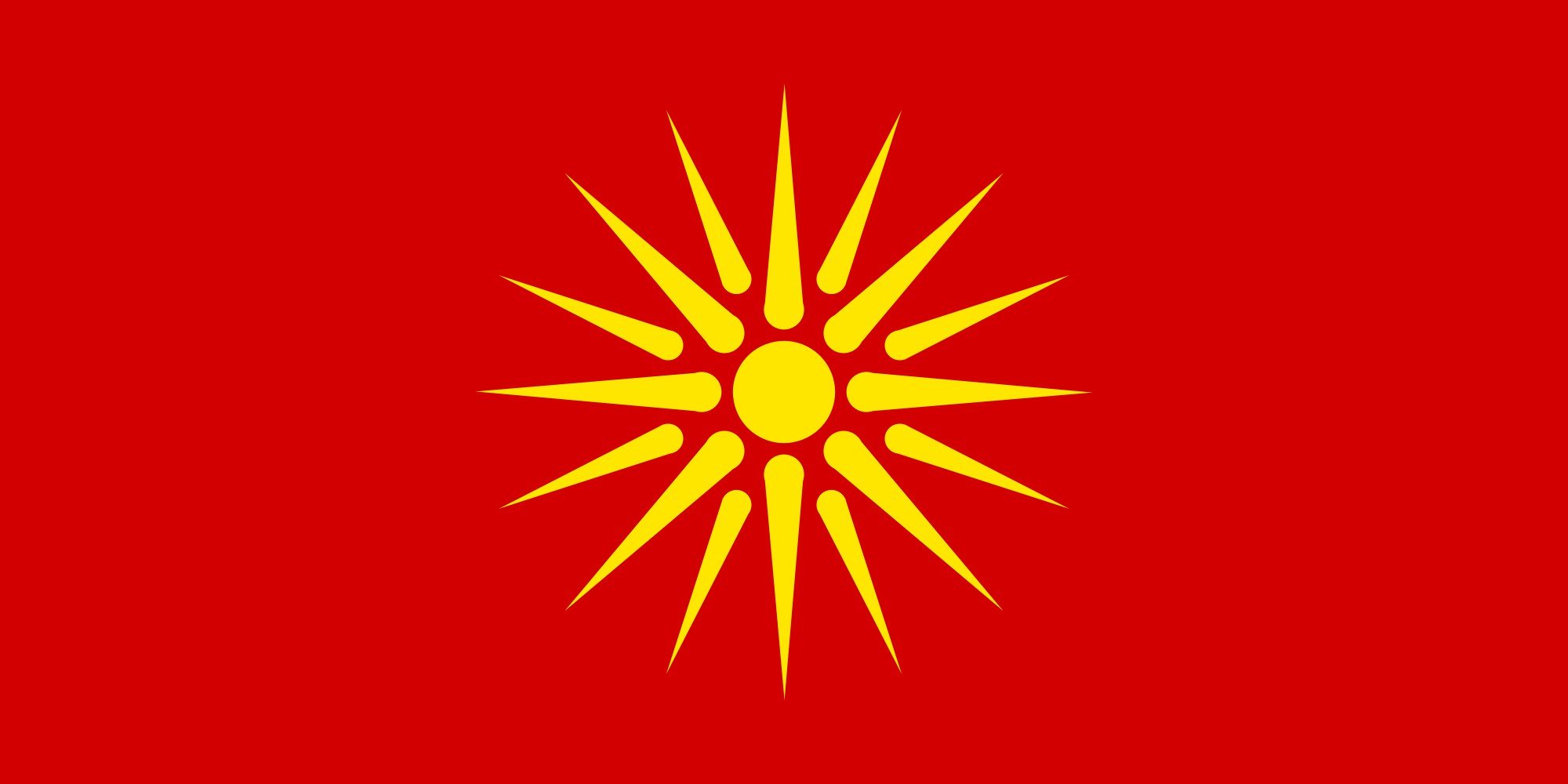 2000px flag, Of, The, Republic, Of, Macedonia, 1992 1995, Svg Wallpaper