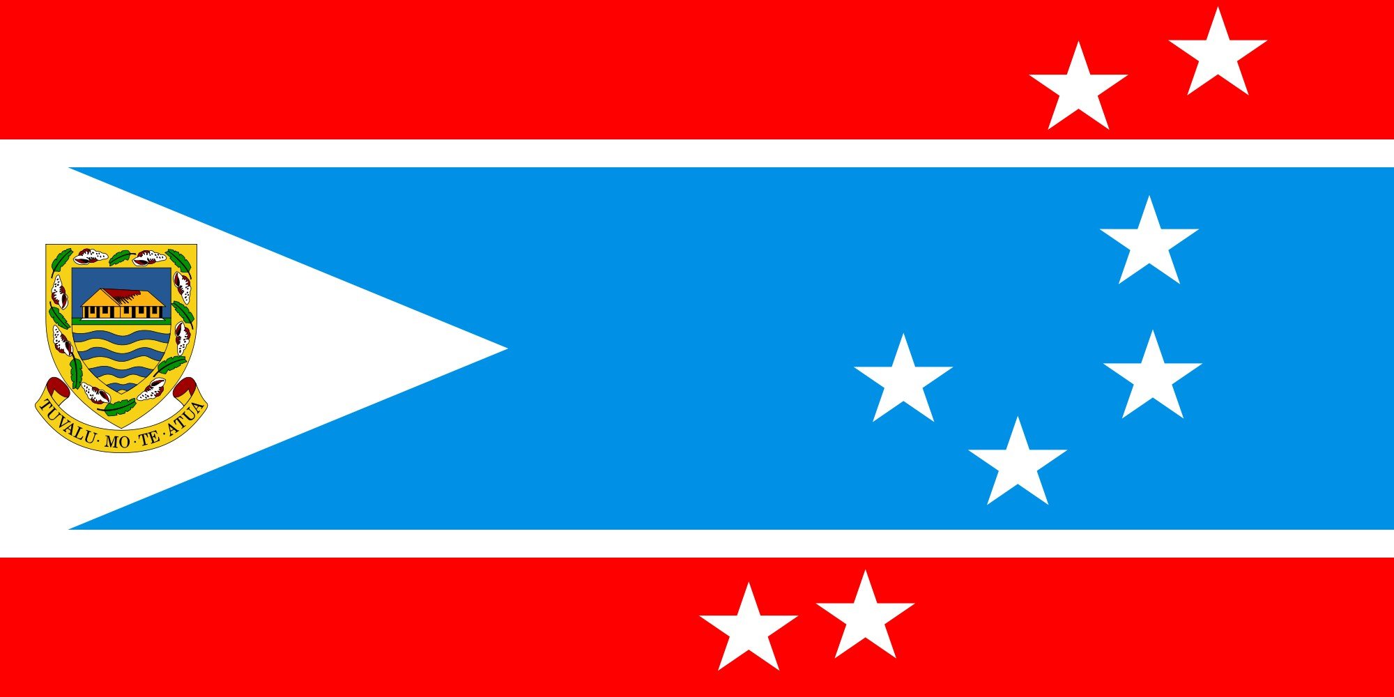 2000px flag, Of, Tuvalu,  1995 1997 , Svg Wallpaper
