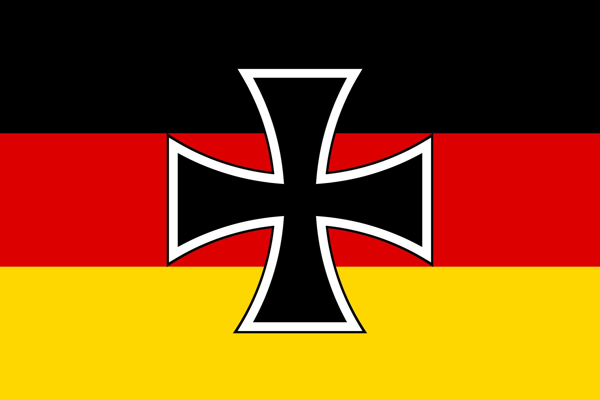 2000px flag, Of, Weimar, Republic,  defence, Minister, 1921 , Svg Wallpaper