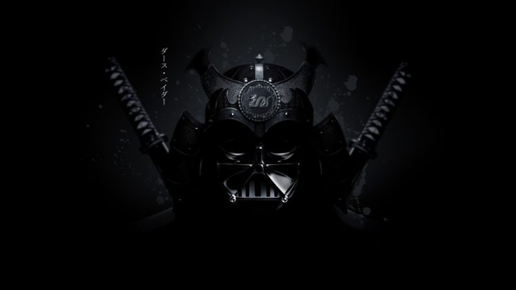 samurai, Star, Wars, Darth, Vader, Render, Mask, Sci, Fi, Weapons, Katana, Sword HD Wallpaper Desktop Background