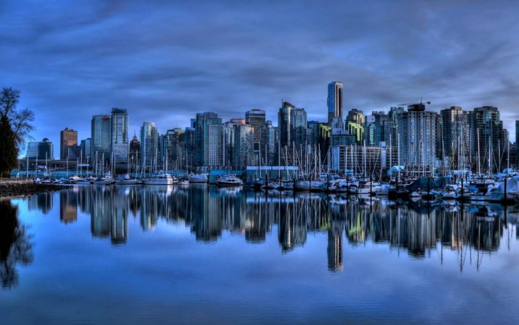landscapes, Cityscapes, Vancouver, Towns, Skyscrapers, City, Skyline HD Wallpaper Desktop Background