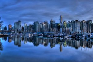 landscapes, Cityscapes, Vancouver, Towns, Skyscrapers, City, Skyline