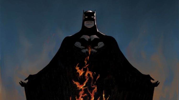 flames, Batman, Dc, Comics, Comics HD Wallpaper Desktop Background