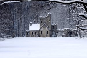 snow, North, Ohio, Castle, Cleveland