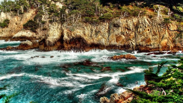 landscapes, Nature, Rocks, Sea HD Wallpaper Desktop Background