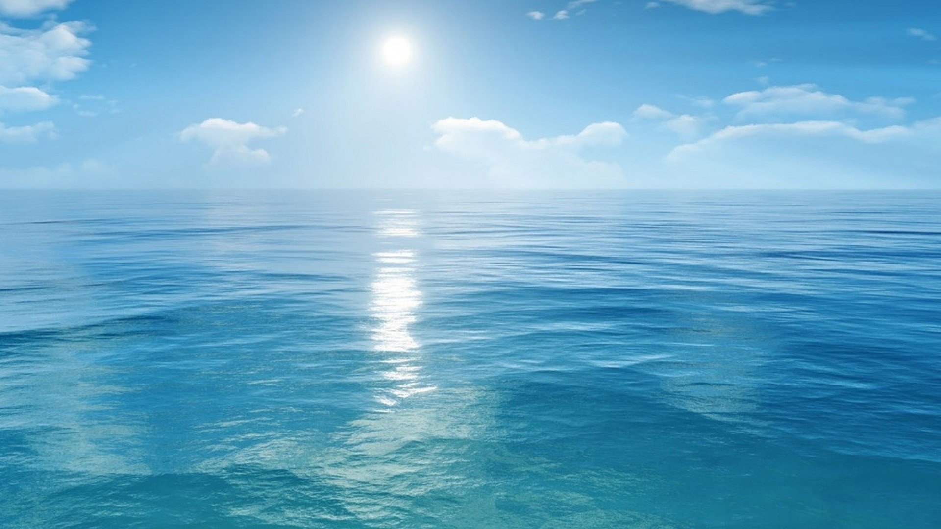 water, Sun Wallpaper