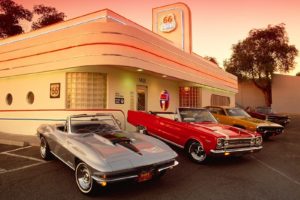 vintage, Cars, Restaurant, Old, Cars