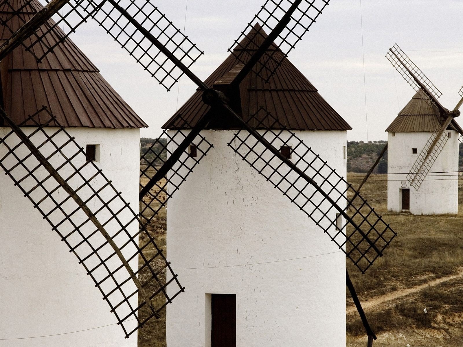 spain, Windmills Wallpaper