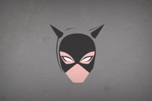 minimalistic, Dc, Comics, Catwoman, Grey, Background, Blo0p