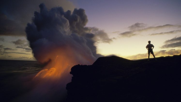 lava, Hawaii, Flow HD Wallpaper Desktop Background
