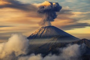 volcano, Landscapes, Sky, Smoke, Explosion