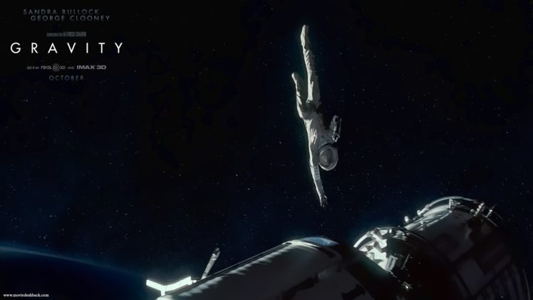 gravity, Drama, Sci fi, Thriller, Space, Astronaut, Spaceship, Poster, 4h HD Wallpaper Desktop Background