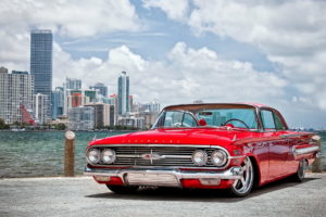 chevrolet, 1960, Chevyred, Tuning, Low, Retro, Hot, Rod