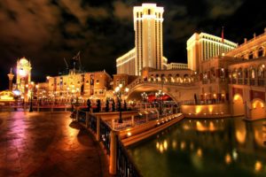 italy, Casino, Buildings, Night, Hdr, Lights, Sky, Waterfront