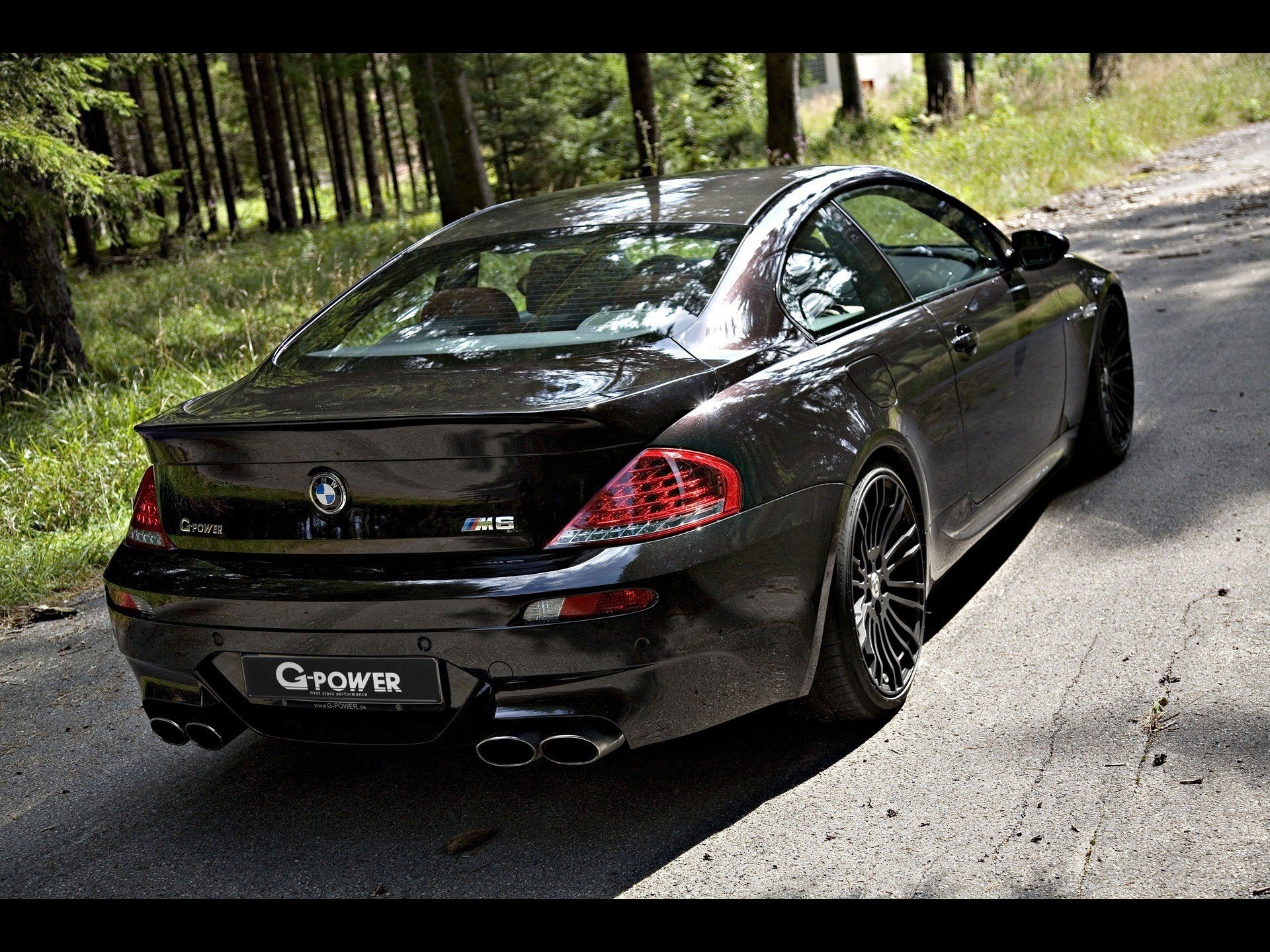 black, Forests, Cars, Bmw, M6, G, Power Wallpaper