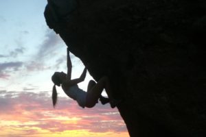 climbing, Sunset, Sky, Extreme, Women