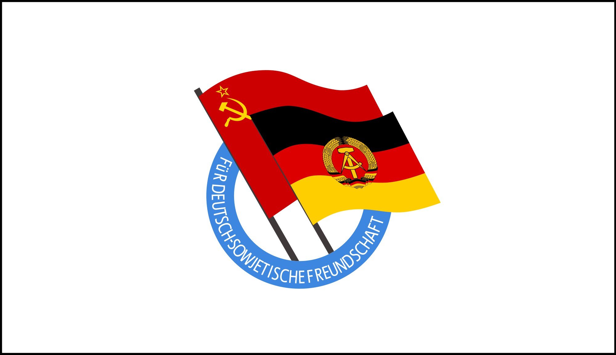 2000px flagge, Gesellschaft, Deutsch sowj freundschaft, Svg Wallpaper