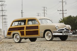 1950, Ford, Custom, Deluxe, Country, Squire, Retro, Woody, Stationwagon