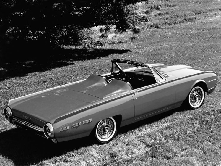 1962, Ford, Thunderbird, Sports, Roadster, Classic, 76b, Convertible, Luxury, Re HD Wallpaper Desktop Background