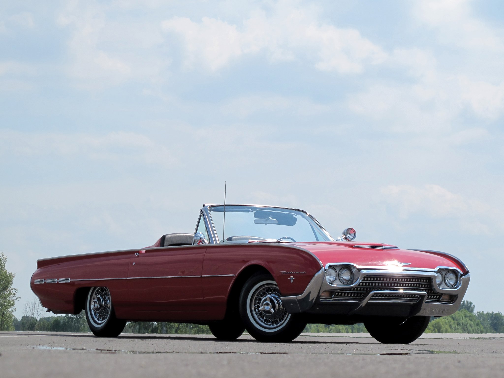 1962, Ford, Thunderbird, Sports, Roadster, Classic, 76b, Convertible, Luxury Wallpaper