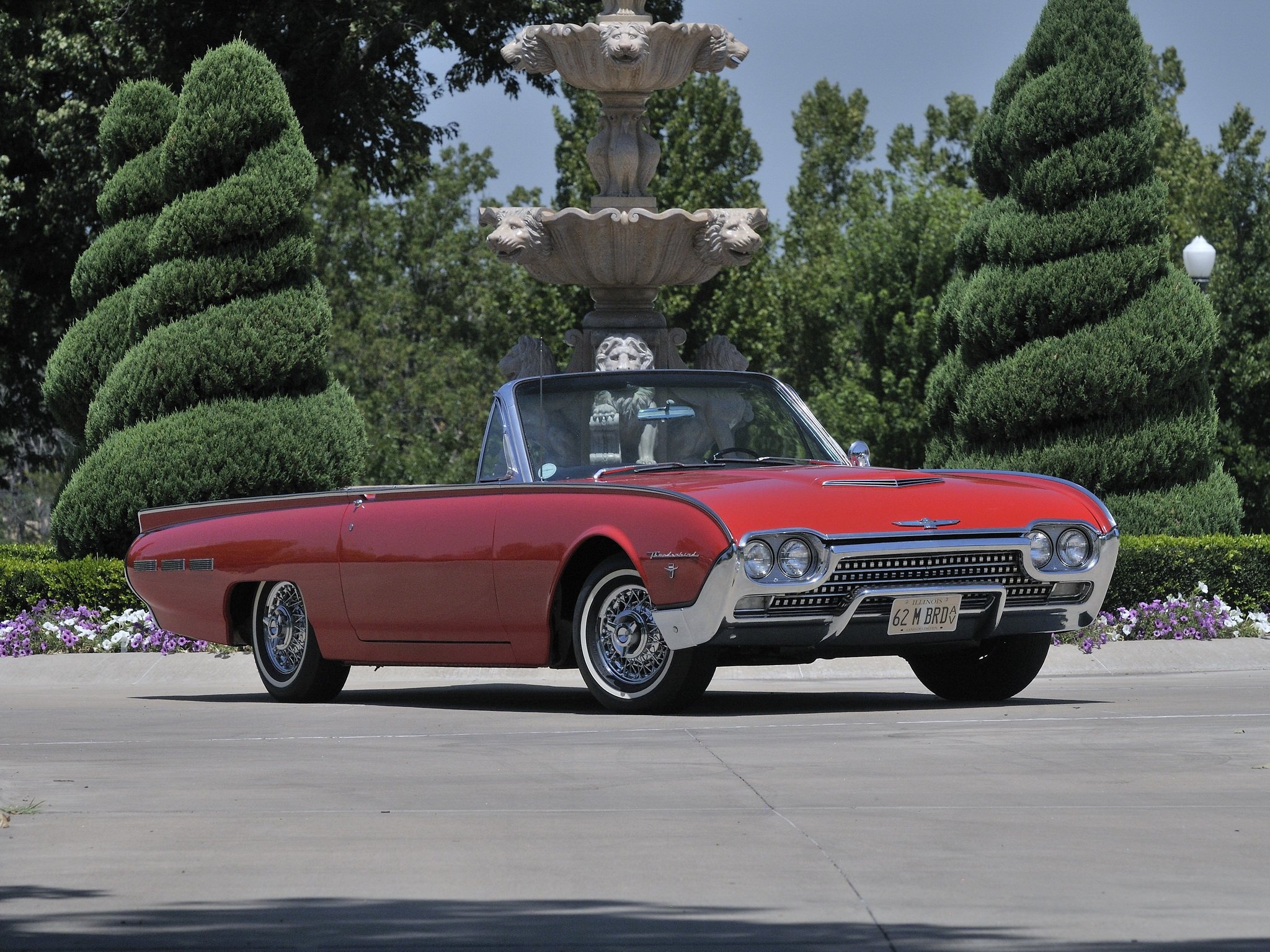 1962, Ford, Thunderbird, Sports, Roadster, Classic, 76b, Convertible, Luxury Wallpaper