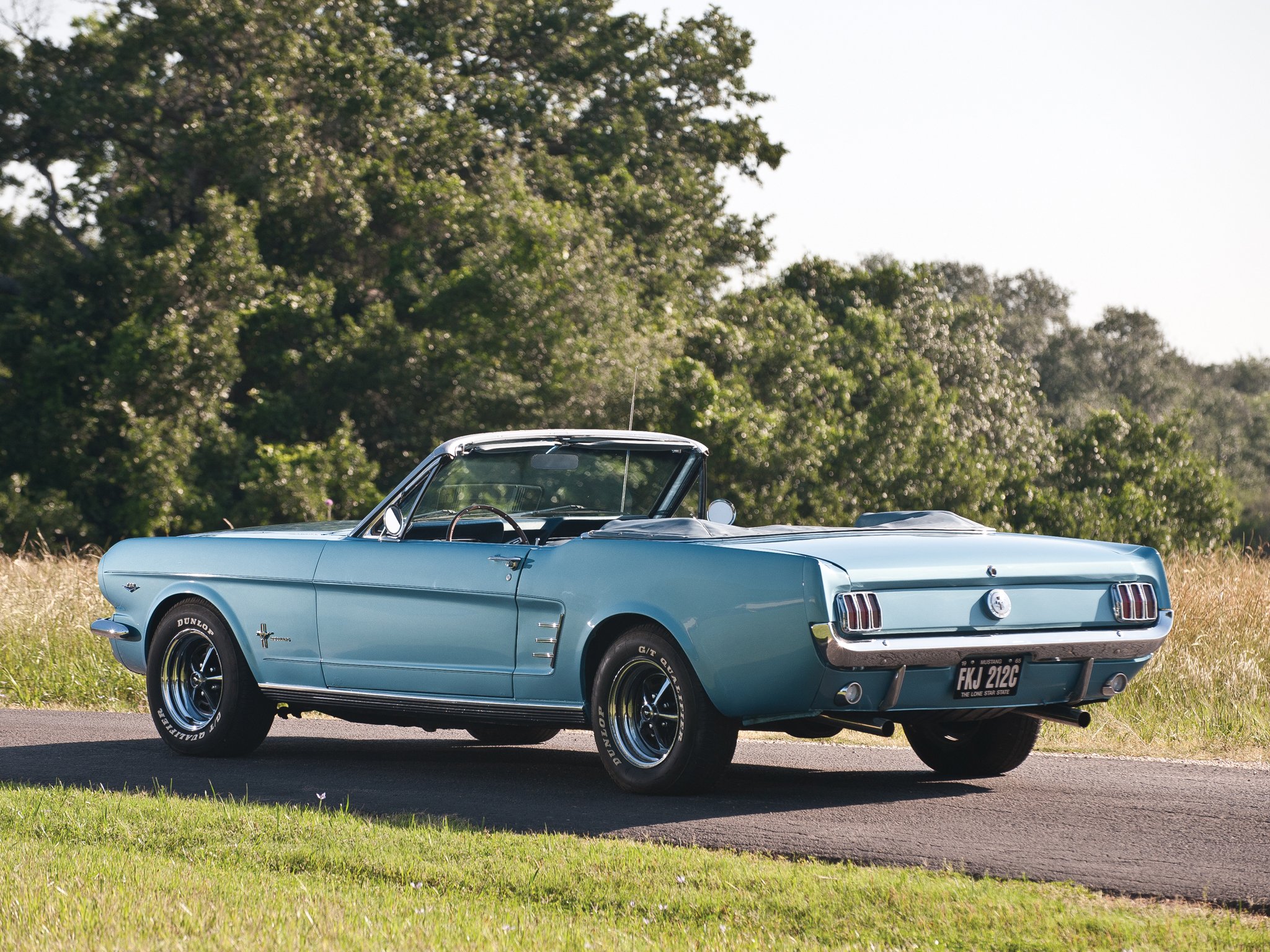 1966, Ford, Mustang, Convertible, Muscle, Classic, Rd Wallpaper