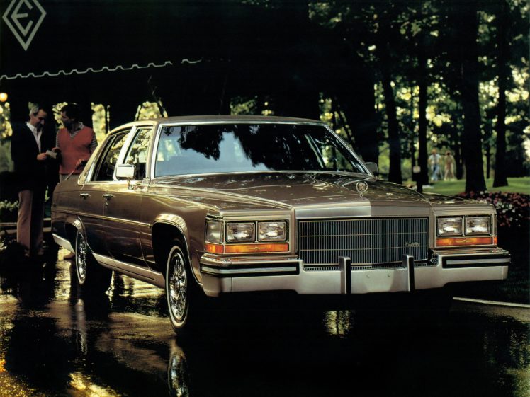 1982 86, Cadillac, Fleetwood, Brougham, Luxury HD Wallpaper Desktop Background