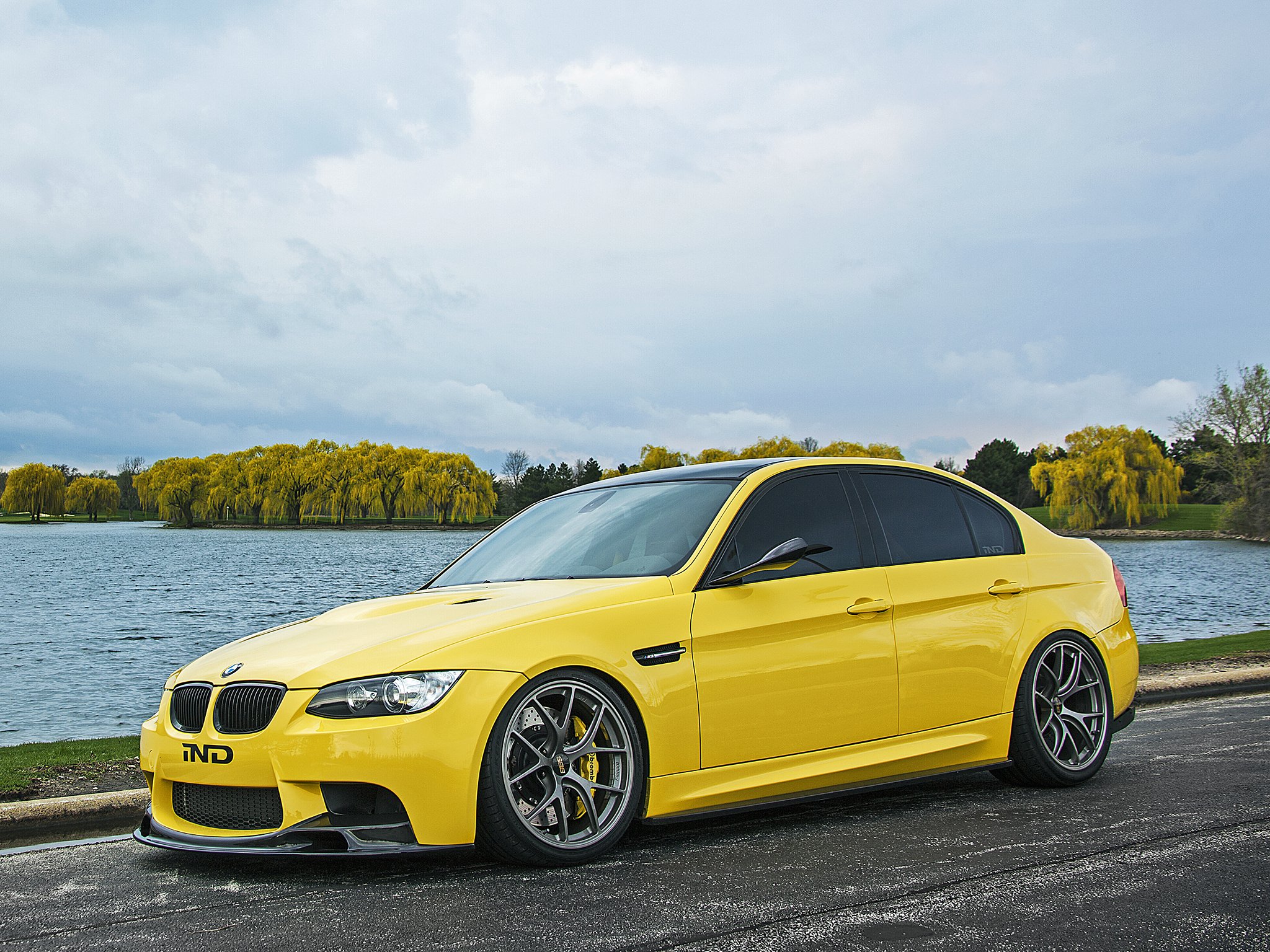 2013, Ind, Bmw, M 3, Sedan, Dakar, Yellow,  e90 , Tuning, Gg Wallpaper