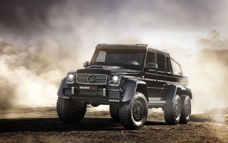 2014, Brabus, Mercedes, Benz, B63s, 700, 6×6, Pickup, Suv, Tuning, Offroad HD Wallpaper Desktop Background