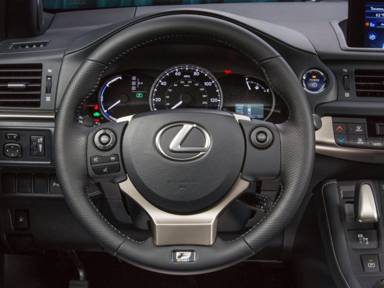 2014, Lexus, C t, 200h, F sport, Interior HD Wallpaper Desktop Background