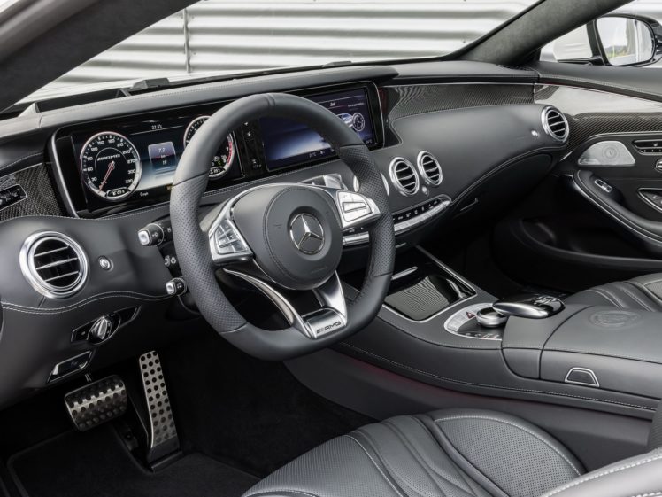 2014, Mercedes, Benz, S63, Amg, Coupe,  c217 , Interior HD Wallpaper Desktop Background