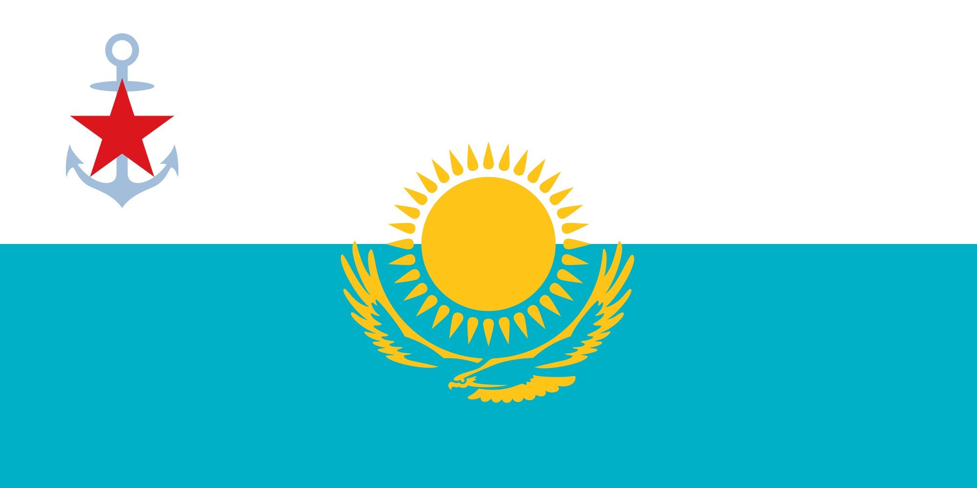 2000px naval, Ensign, Of, Kazakhstan, Svg Wallpaper