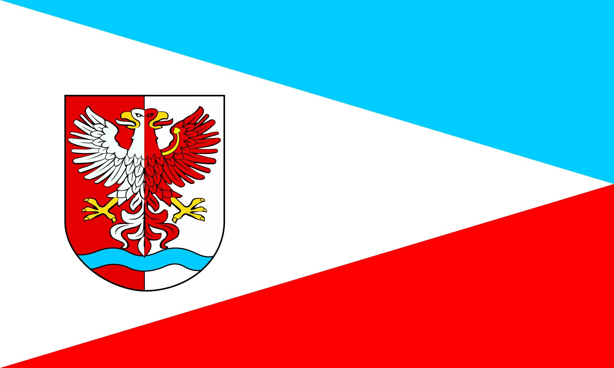 2000px pol, Powiat, Drawski, Flag, Svg Wallpaper
