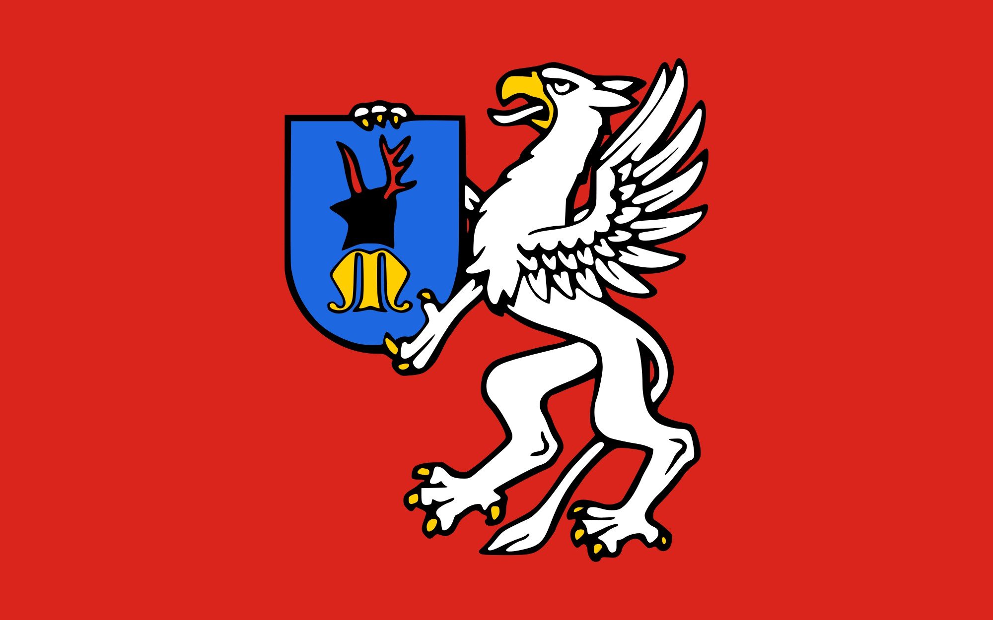 2000px pol, Powiat, Mielecki, Flag, Svg Wallpaper