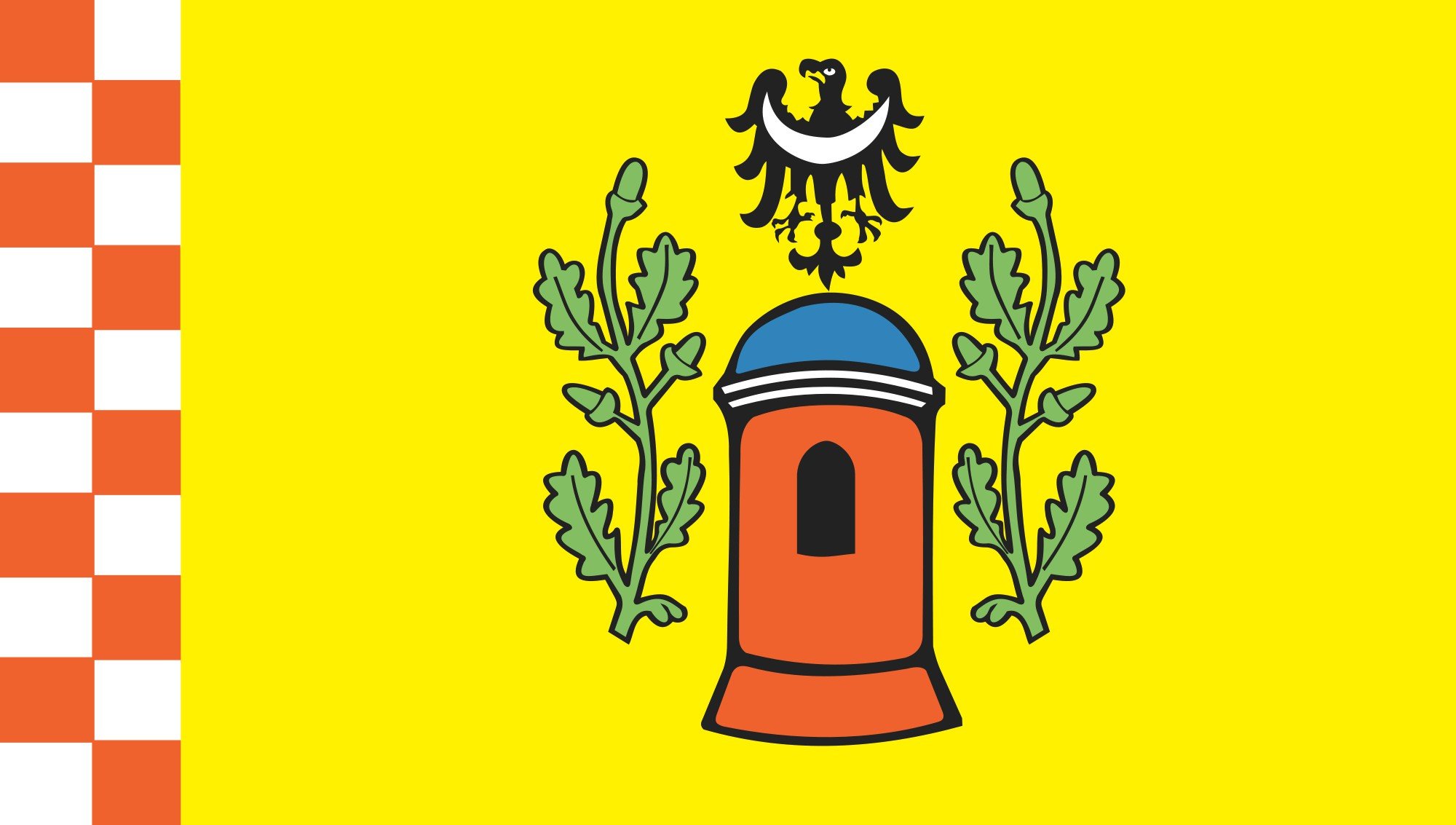 2000px pol, Niemcza, Flag, Svg Wallpaper