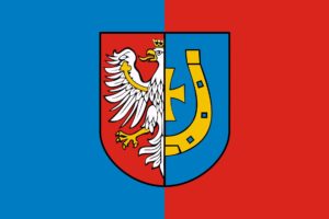 2000px pol, Powiat, Myszkowski, Flag, Svg