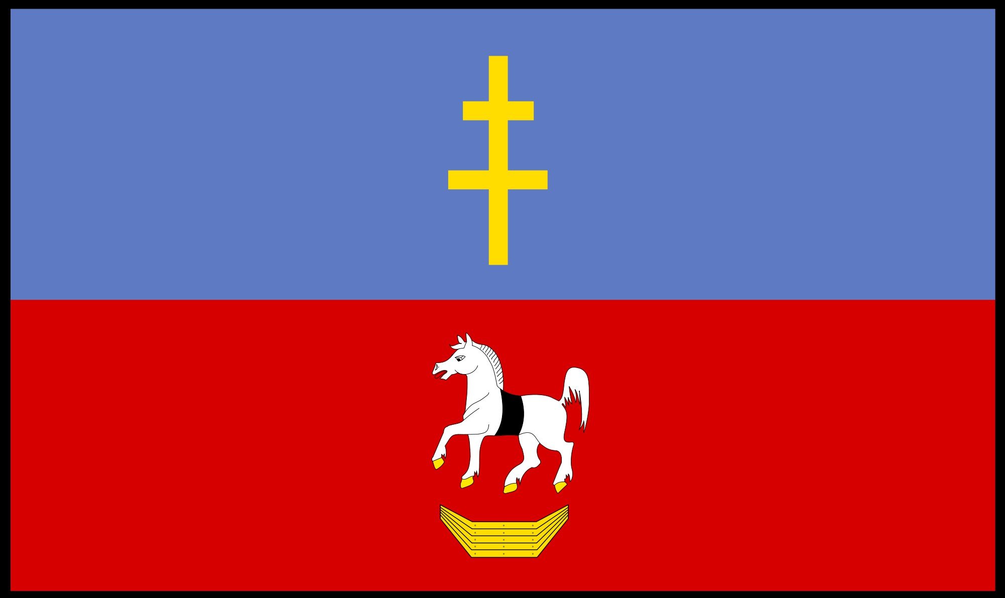 2000px powiat, Wloszczowski, Flaga, Svg Wallpaper