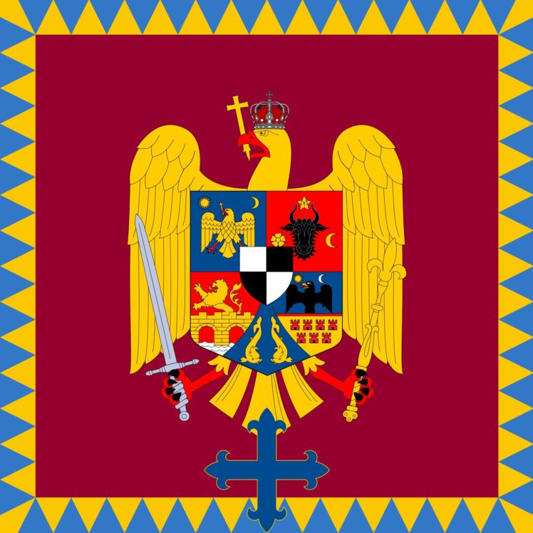 2000px royal, Standard, Of, Romania,  king, 1922, Ferdinand, Model , Svg HD Wallpaper Desktop Background