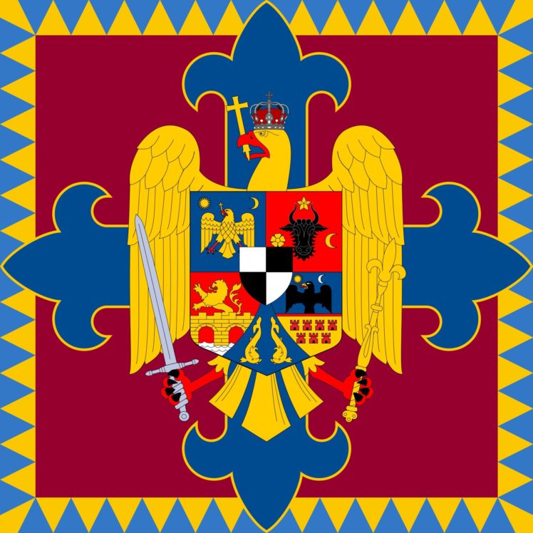 2000px royal, Standard, Of, Romania,  king, 1922, Model , Svg HD Wallpaper Desktop Background