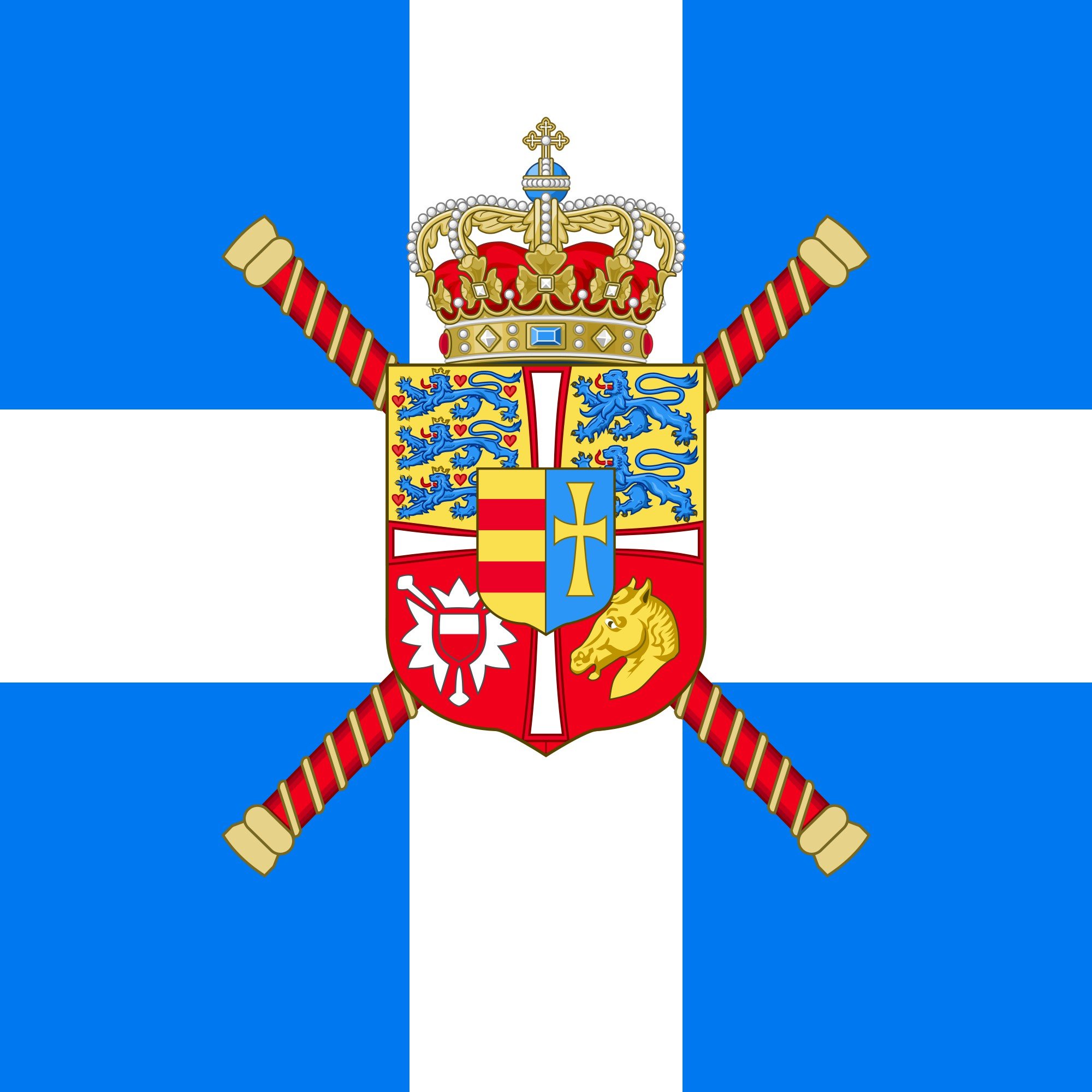 2000px royal, Standard, Of, The, Kingdom, Of, Greece,  1913 1917 , Svg Wallpaper