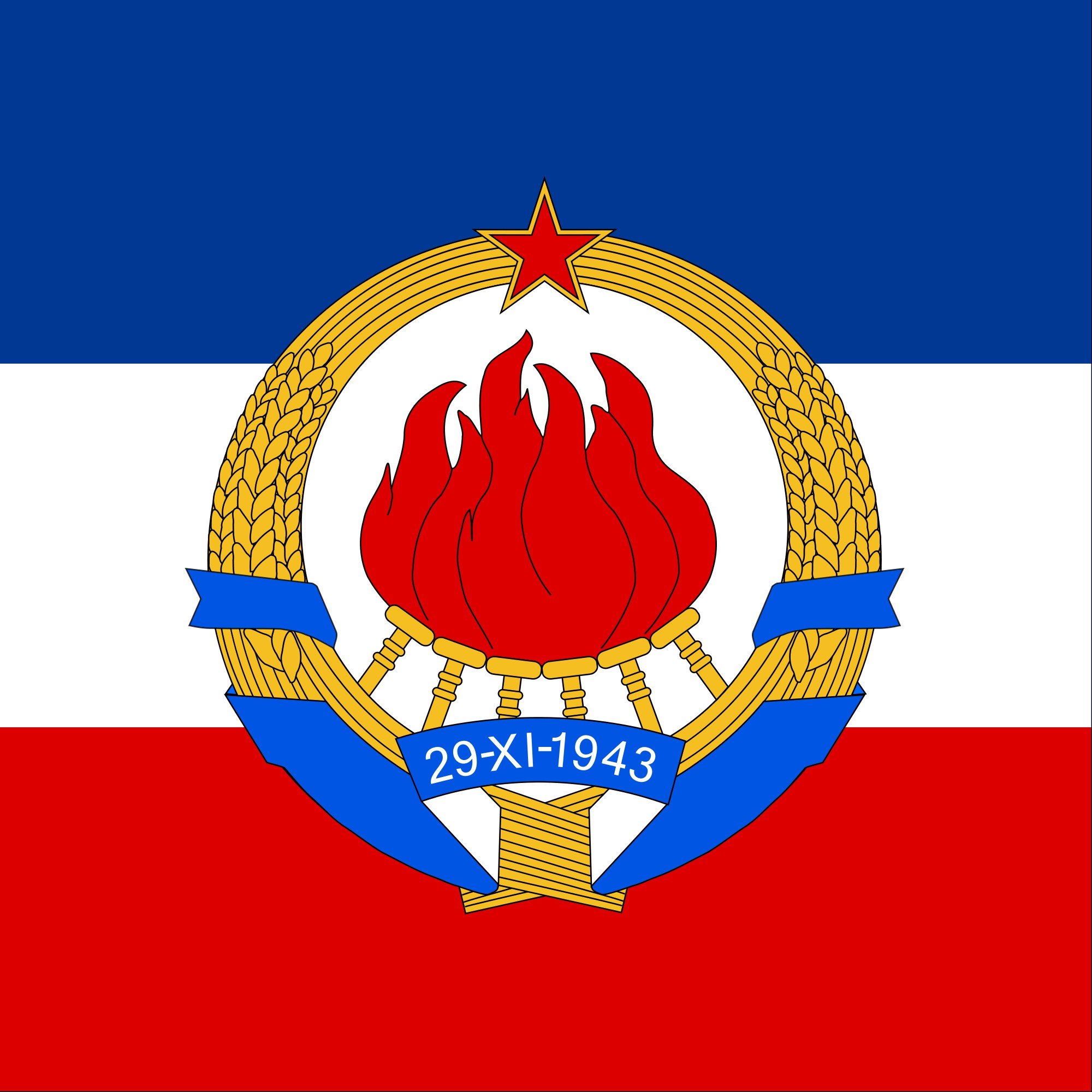 2000px standard, Of, The, President, Of, The, Federal, Assembly, Of, Sfr, Yugoslavia, Svg Wallpaper